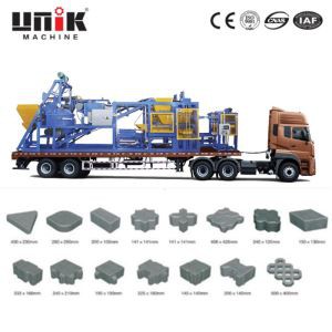 जंगम काँक्रीट ब्लॉक बनविण्याचे यंत्र